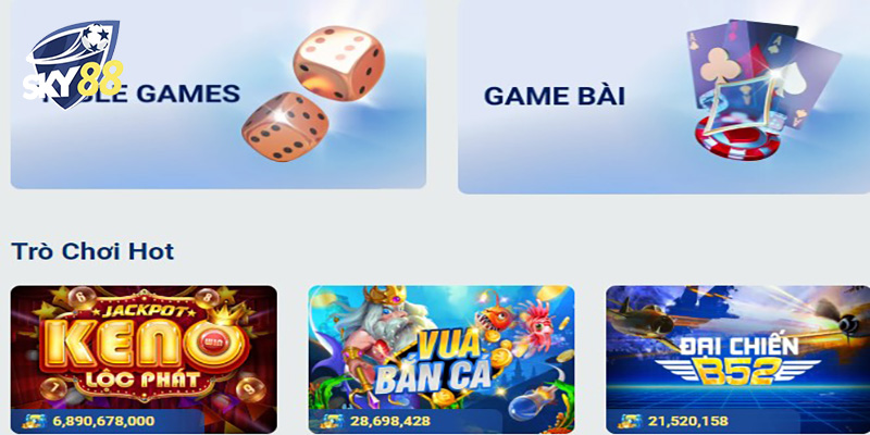 Casino Sky88 - Sống Động Với Trò Slots Nổ Hũ Đầy Thú Vị